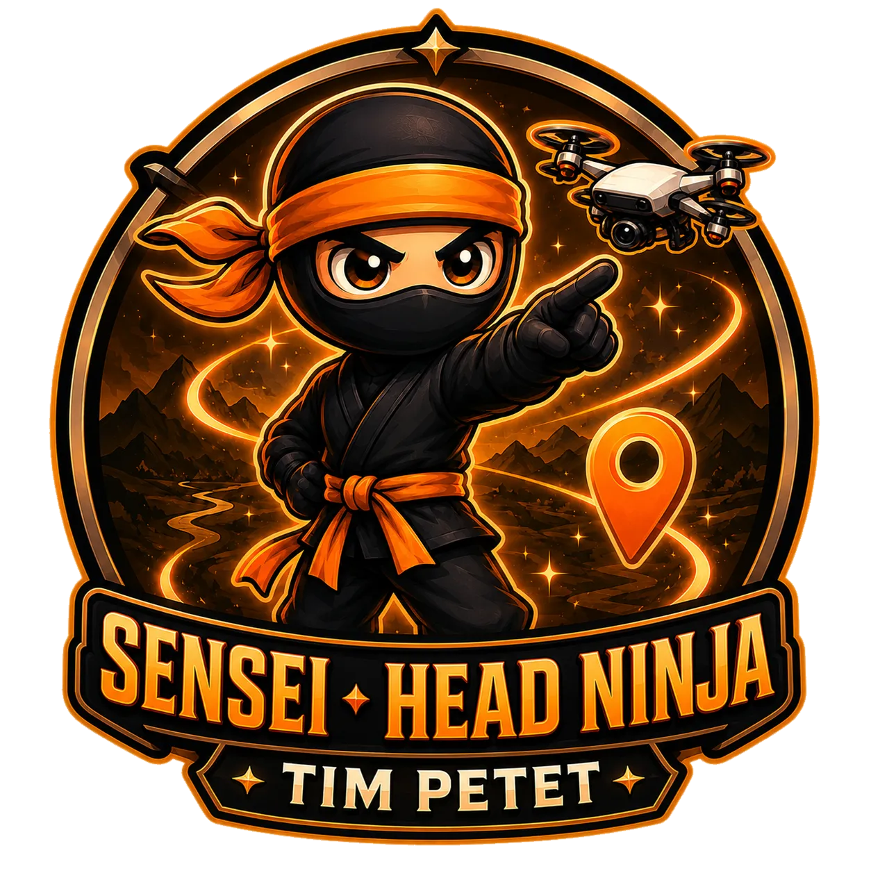 Tim Petet — ninja emblem